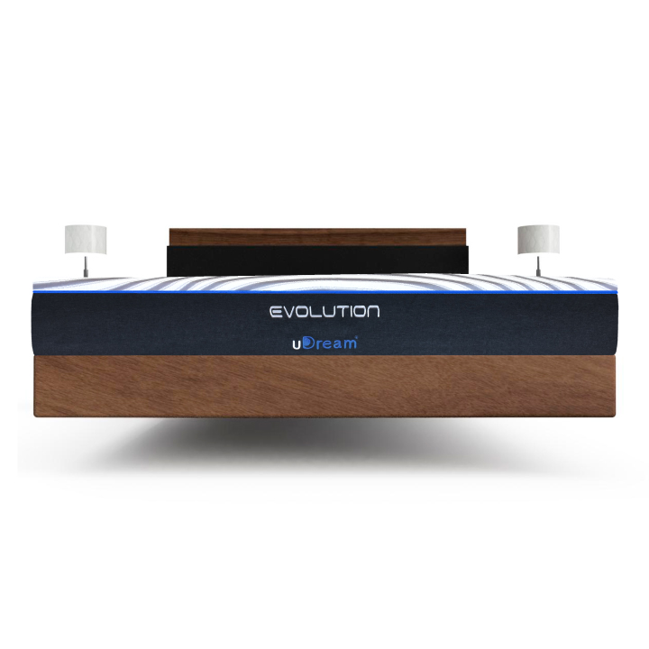 Colchón en caja uDream Modelo Evolution con Memory Foam Matrimonial.