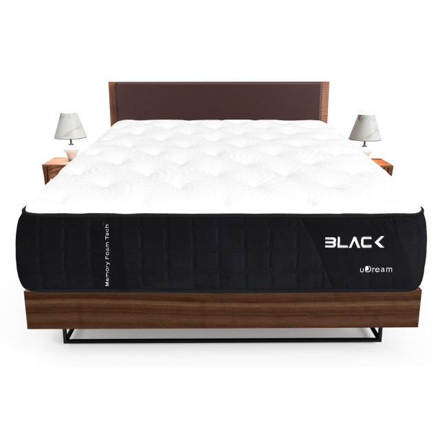 Colchón en caja uDream Modelo Premium Black con Memory Foam King Size