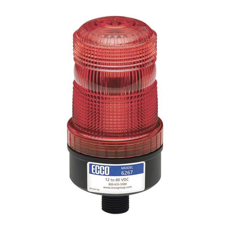 Mini Baliza De Led Color Rojo Montaje Permanente