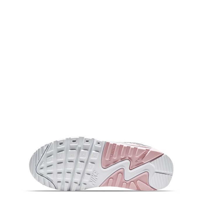 TENIS NIKE AIR MAX 90 GS BLANCO CON ROSA Y GRIS (CD6867-004)