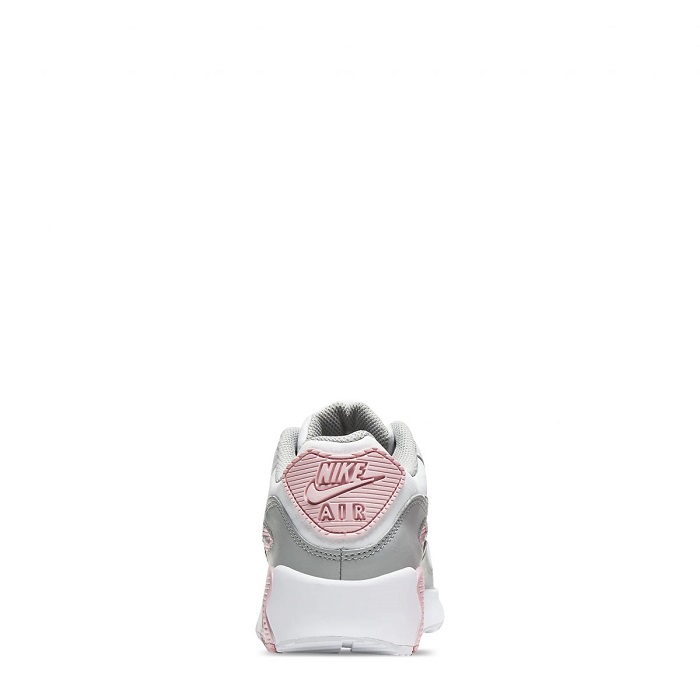 TENIS NIKE AIR MAX 90 GS BLANCO CON ROSA Y GRIS (CD6867-004)