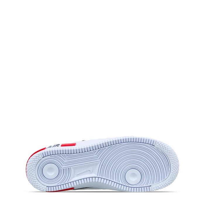 TENIS NIKE AIR FORCE 1 BLANCO CON AZUL Y ROJO (CD6960-100)