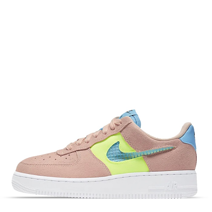 TENIS NIKE AIR FORCE 1 '07 CORAL CON VERDE (CJ1647-600)