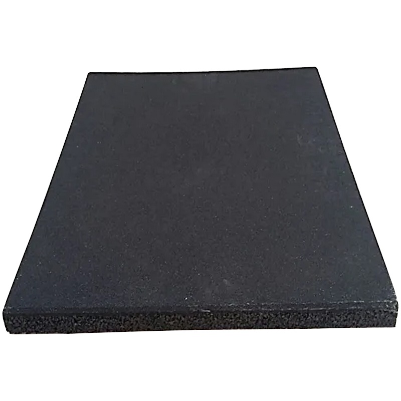 Tapete O Piso Fire Sports® Gimnasio Gym 3cm Grosor Caucho Negro