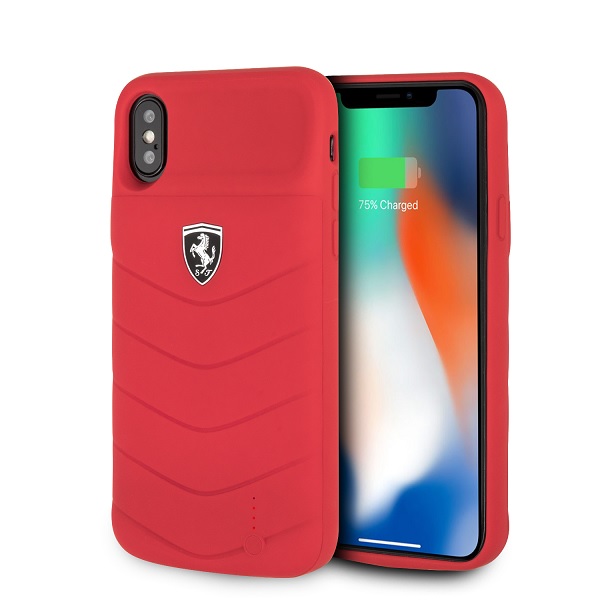 Power Funda Case Ferrari Roja 3600mha iPhone X/xs Original