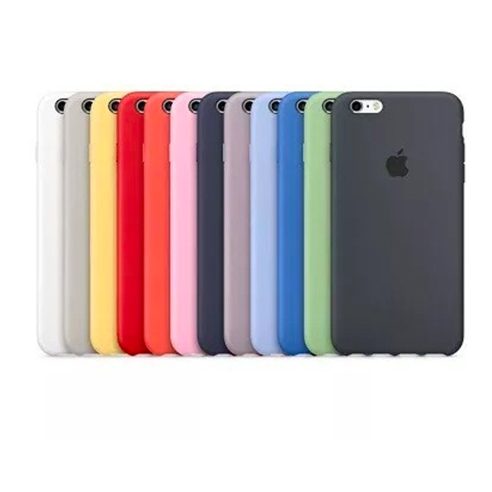 Funda Carcasa de Silicon para iPhone Varios colores