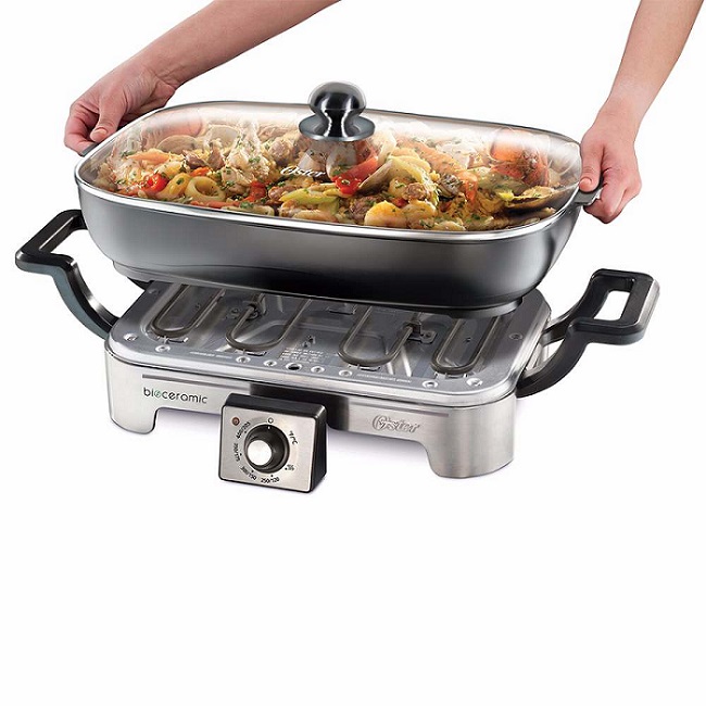 Sartén Eléctrico Oster Bioceramic CKSTSK3009 Negro