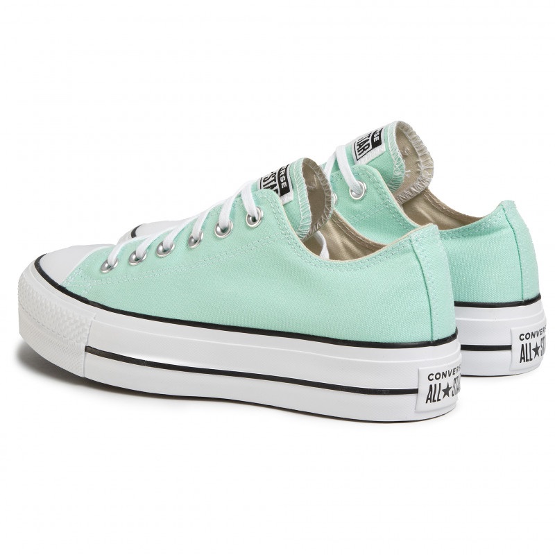 Tenis Converse Ctas Lift Ox Ocean Mint Dama Original 566758C