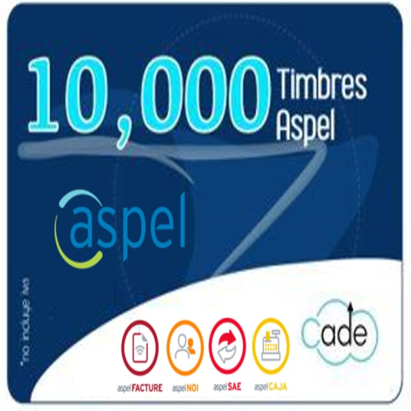 10,000 Timbres Aspel Sellado CFDI