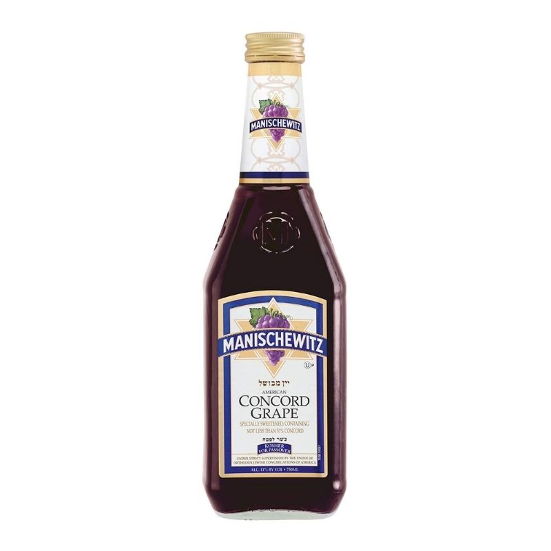 Vino Tinto Grapes Manischewitz 750 Ml KOSHER