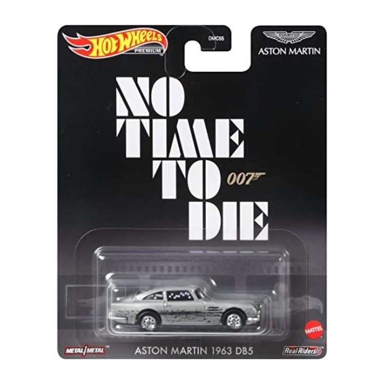 Hot Wheels Premium No Time To Die 007 1963 Aston Martin DB5