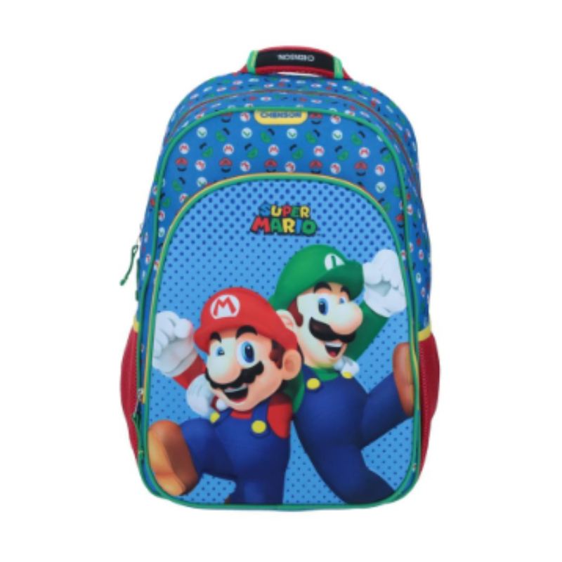 Mochila Grande Chenson Super Mario Bros Mario y Luiyi