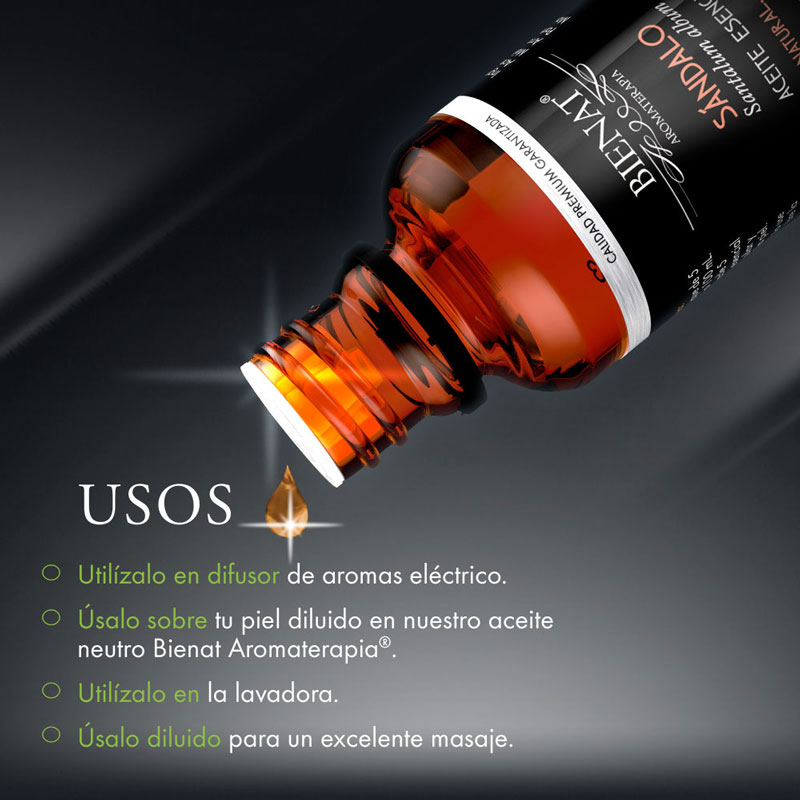 Bienat Aromaterapia Aceite Esencial de Sándalo 30 mL