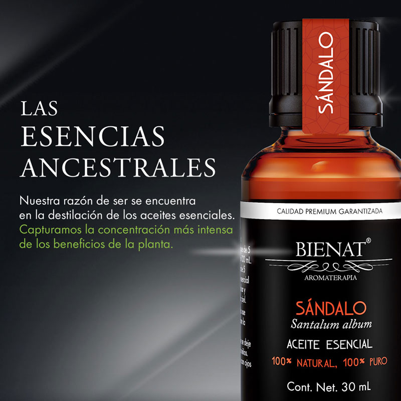 Bienat Aromaterapia Aceite Esencial de Sándalo 30 mL
