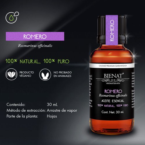 Bienat Aromaterapia Aceite Esencial de Romero 30 mL