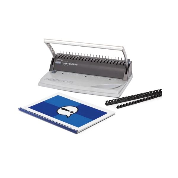Engargoladora Y Perforadora Bind Mate Gbc Arillo Plastico