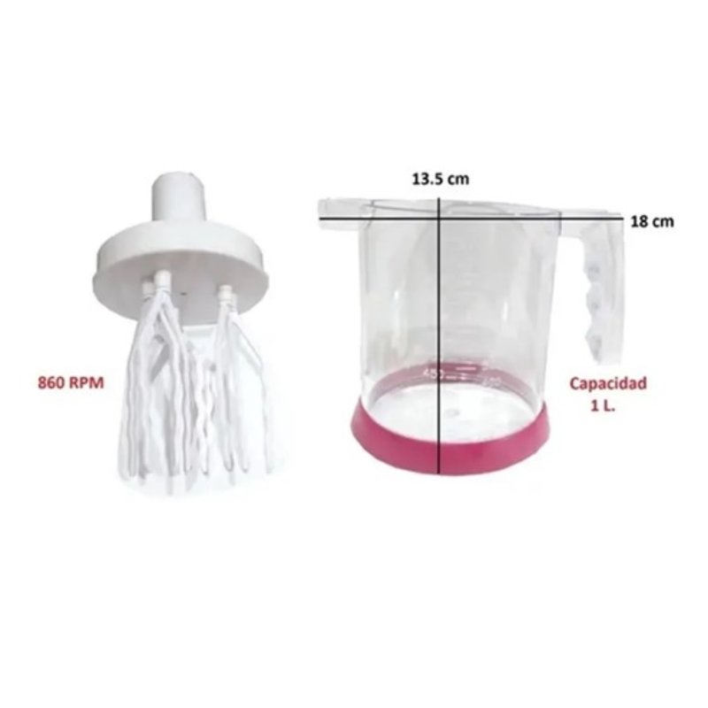 Batidora Manual Mezclador Manivela Batidor Práctico