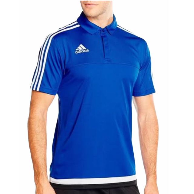 PLAYERA ADIDAS TIPO POLO TIRO 15 CABALLERO CASUAL AZUL