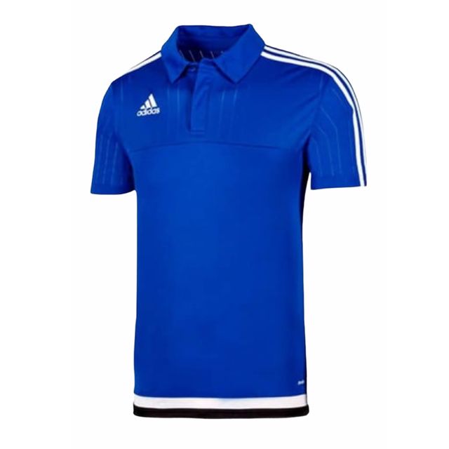 PLAYERA ADIDAS TIPO POLO TIRO 15 CABALLERO CASUAL AZUL