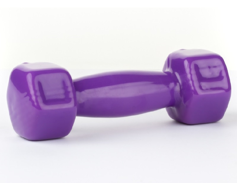 Par de Mancuernas Plastificadas 1.5 kg