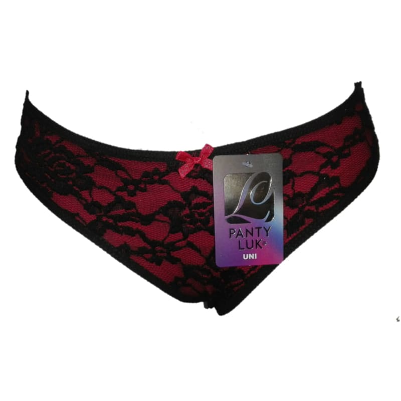 1 BIKINI SEXY CON TIRAS ESTILO ARNES EN NEGRO Y ENCAJE UNITALLA MOD-2916