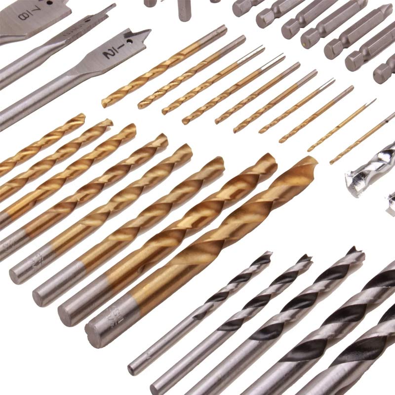 Juego Brocas 52 Pz Perforación Taladro Estuche Mikels