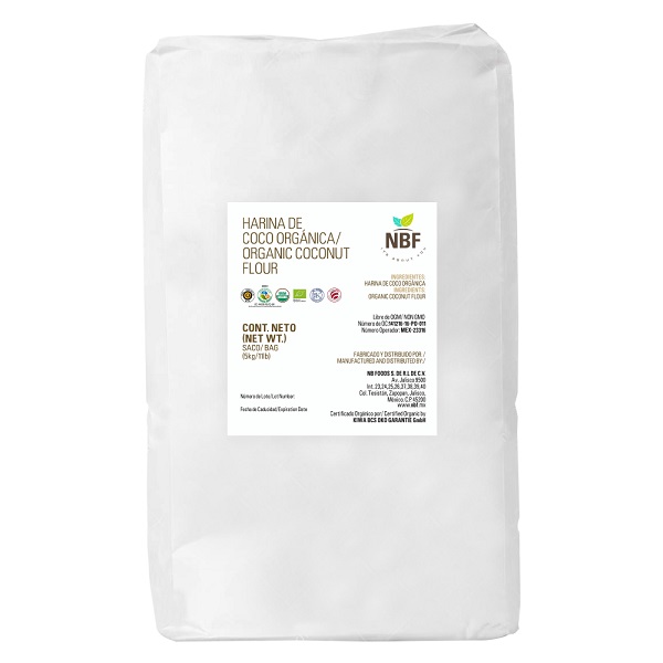 NBF HARINA DE COCO ORGÁNICA 5 kg