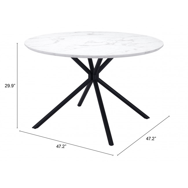 Mesa de Comedor Amiens Blanco - Kessa