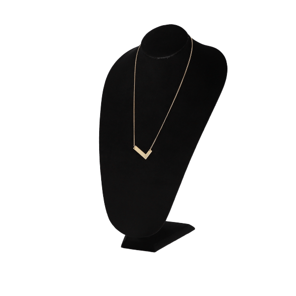 Collar Cadena Eslabon Chapa Oro POLO RIVERA Dije Letra L