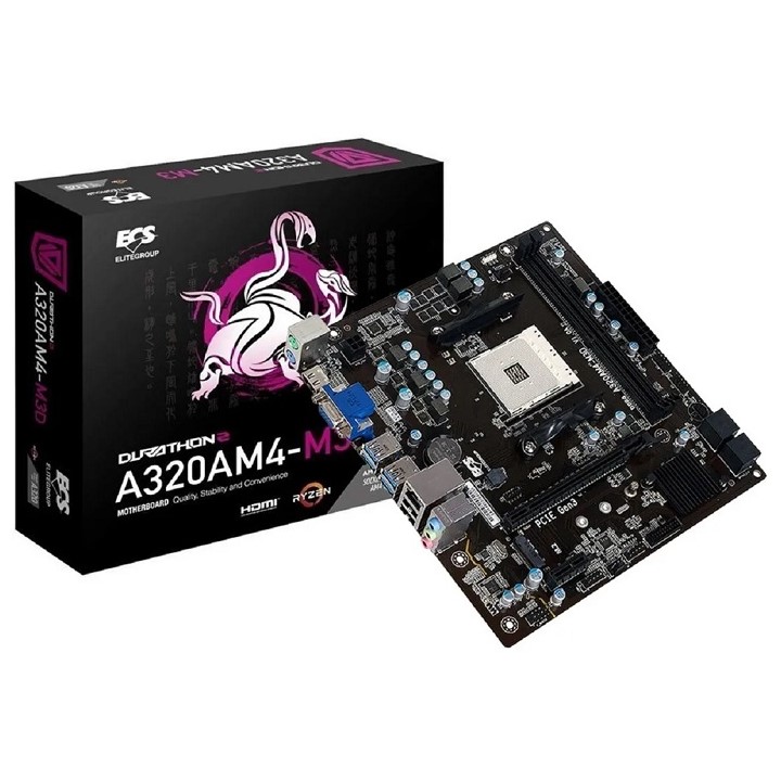 Tarjeta Madre ECS ATX A320AM4-M3D 