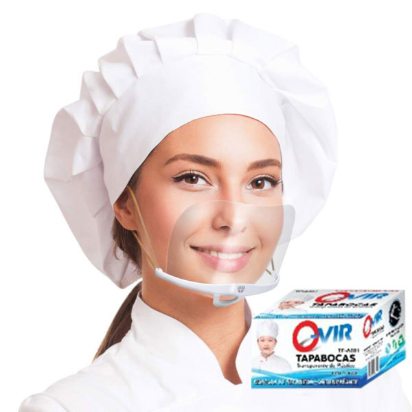 10 Tapabocas Plástico, Caja Con 4 Colores Diferentes