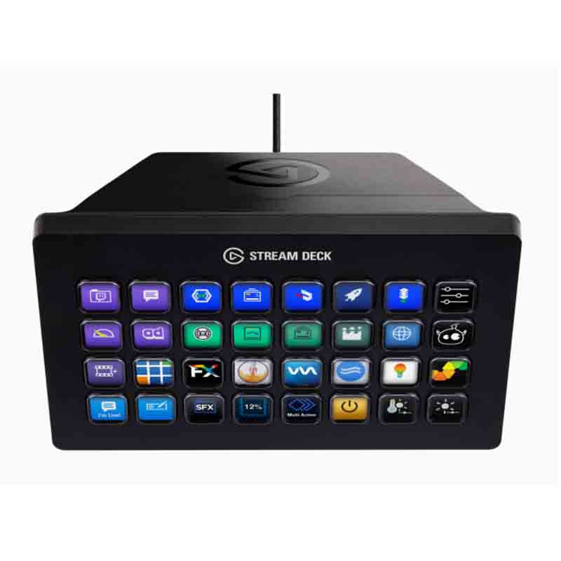 Teclado Elgato Stream Deck XL 32 Teclas Lcd Personalizables 10GAT9901