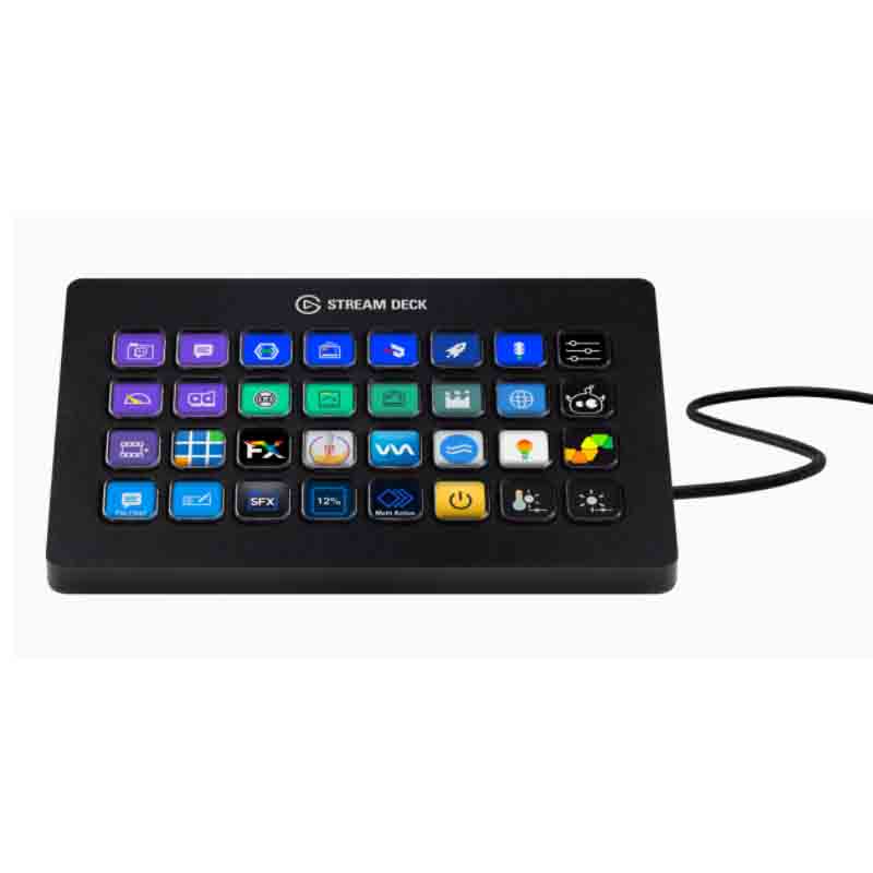 Teclado Elgato Stream Deck XL 32 Teclas Lcd Personalizables 10GAT9901