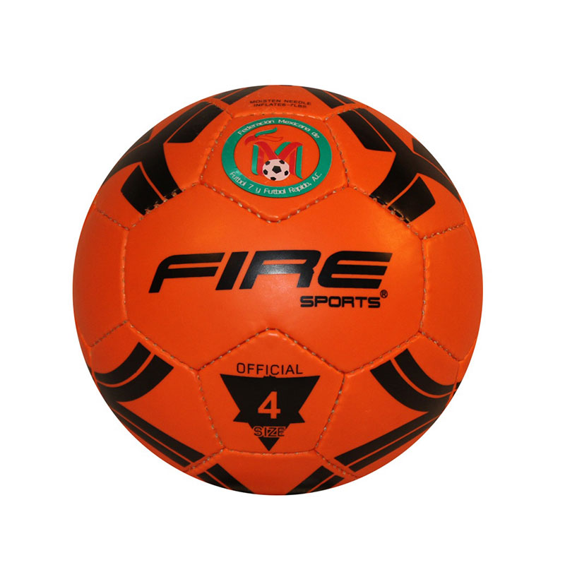Paquete de 3 Balones De Futbol De PVC Naranja #4