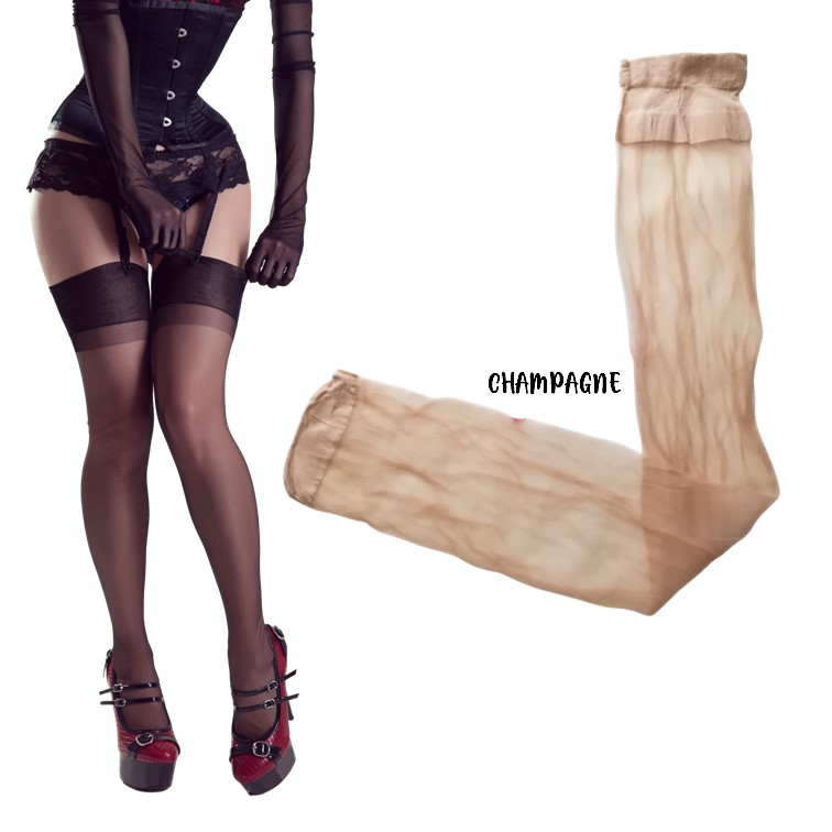 MEDIA NYLON SEXY OPACA SIN LIGA PARA LIGUERO TRASLUCIDA LISA LOLITA FETICH SENSUAL EROTICA 