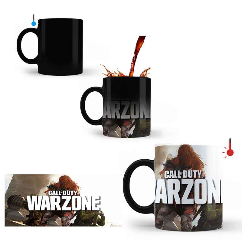 Taza Mágica Termosensible Call of Duty Warzone / Black Ops Personalizable