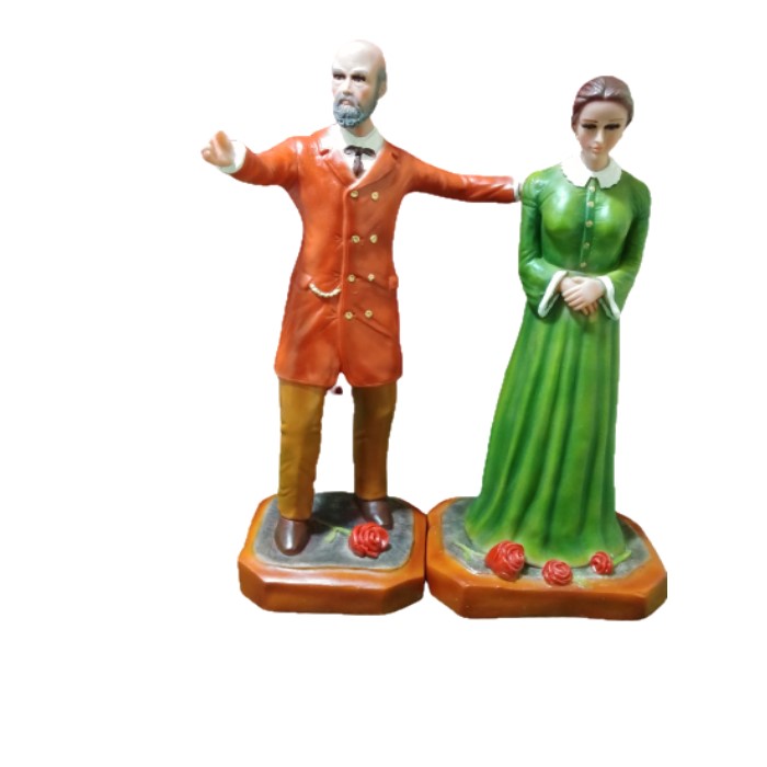 San Luis Martin y Santa María Celia Guérin, Matrimonio Santo, papás de Santa Teresita del Niño Jesús ( Teresa de Lisieux ), 2 piezas