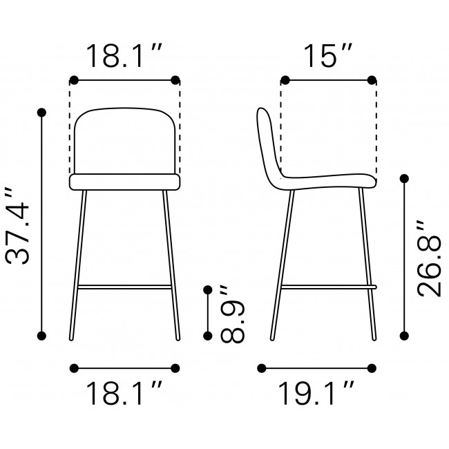 Banco de Barra Var Gris - Kessa