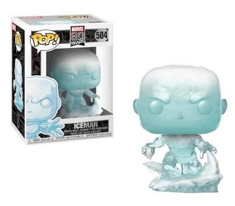 Funko Pop Figura Acción Marvel 80 Años Iceman 504