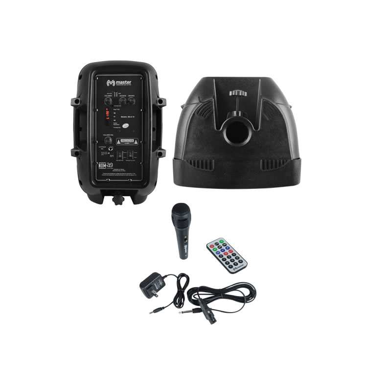 Bocina Amplificada Portátil De 8 Pulgadas Master MA-8.1K SMS
