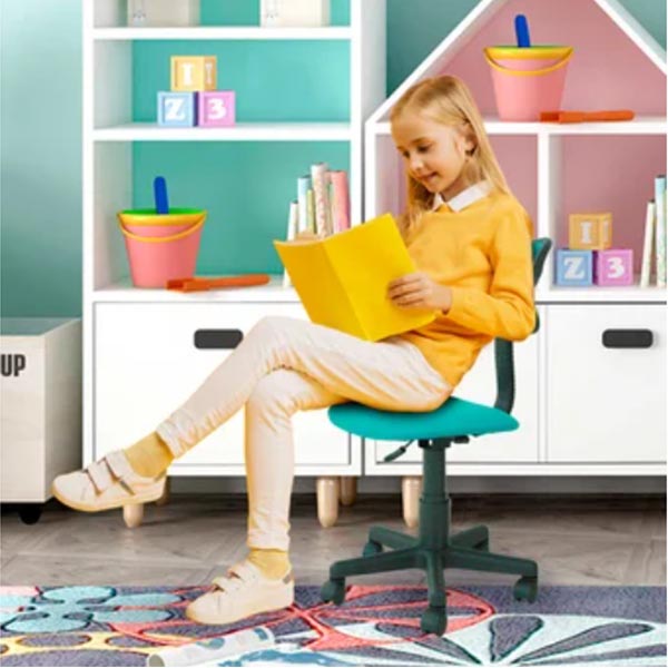 Silla de Escritorio, Oficina Idea Nuova Color Turquesa Home Office