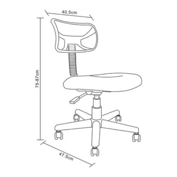 Silla de Escritorio, Oficina Idea Nuova Color Turquesa Home Office