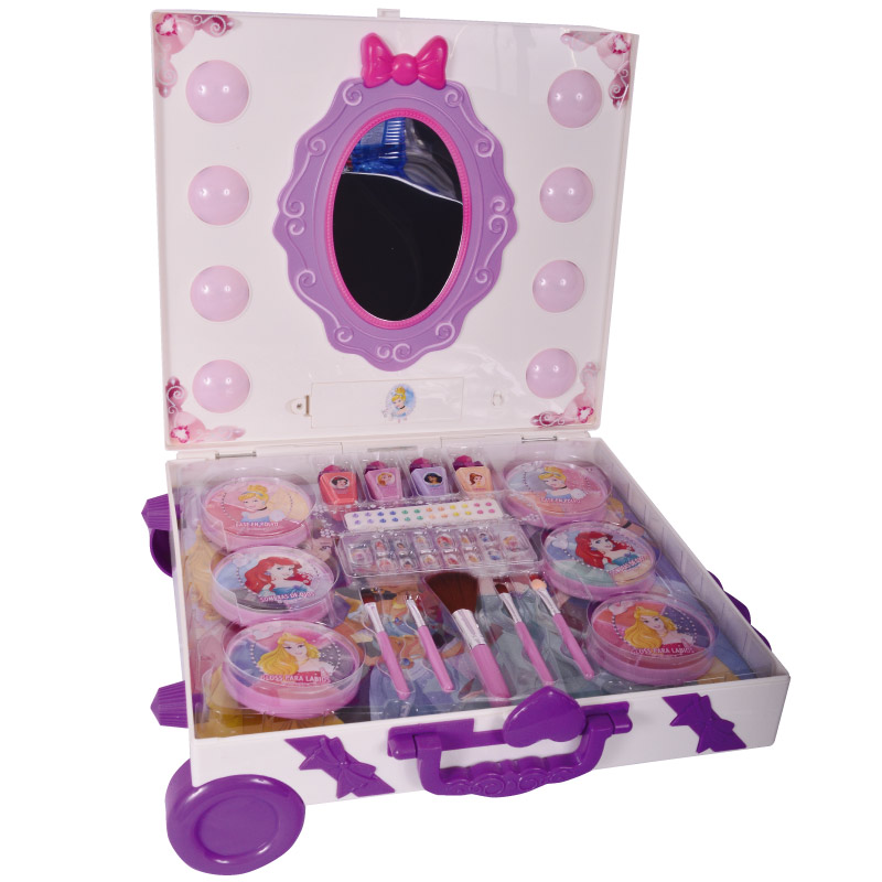 MALETIN DE PRINCESAS DISNEY DE MAQUILLAJE PARA NIÑAS