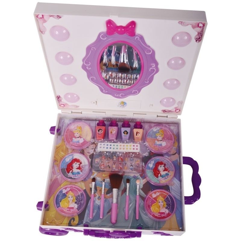 MALETIN DE PRINCESAS DISNEY DE MAQUILLAJE PARA NIÑAS