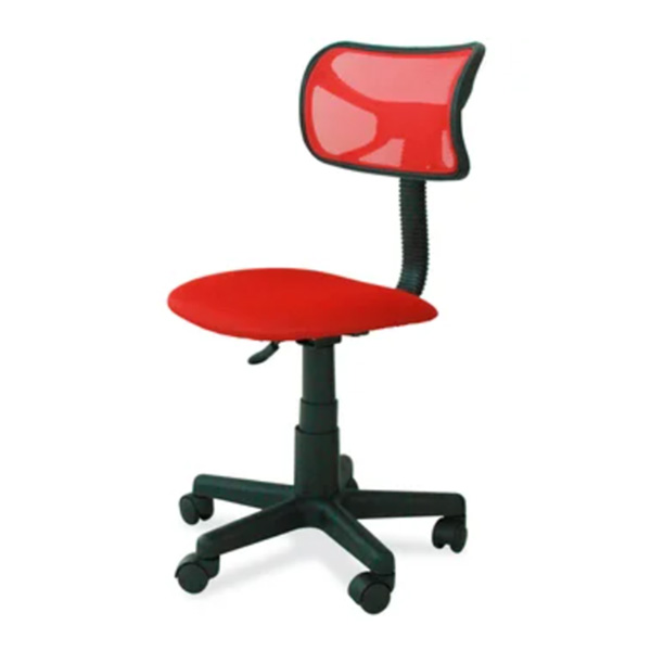 Silla de Escritorio, Oficina Idea Nuova Color Rojo Home Office
