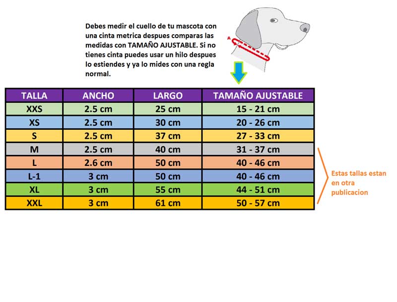 Collar De Picos Para Perro, Picos De Metal, Razas Pequeñas Mod.3 Tallas XXS, XS y S 