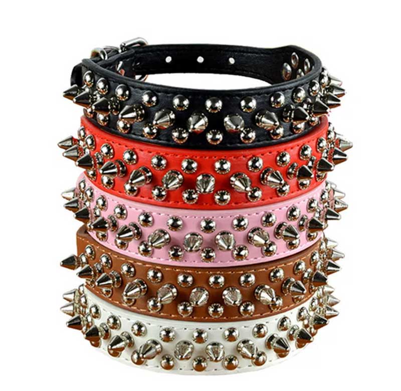 Collar Para Perro, Con Picos De Metal, Razas Grandes. Mod.3 Tallas L-1, XL y XXL