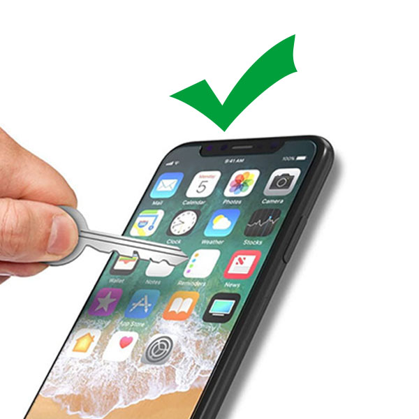 Mica iPhone 11 Pro Max y iPhone XS Max Cristal Templado Transparente Zizo