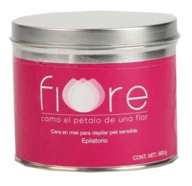 Cera  miel para depilar piel sensible 600g Fiore