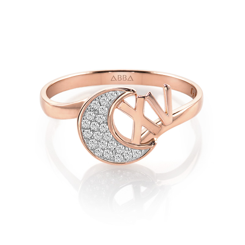 ANILLO LUNA XV AÑOS ORO 14K ABBA JOYAS